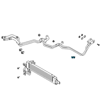 OEM Ford Mustang Cooler Line Diagram - KR3Z-7R081-C