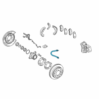 OEM 2010 Toyota 4Runner Brake Hose Diagram - 90947-02H01