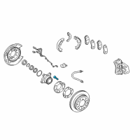 OEM 2018 Lexus GX460 Bolt, Hub Diagram - 90942-02079