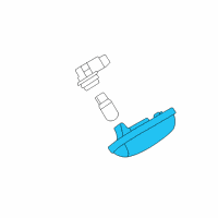 OEM Toyota 86 License Lamp Diagram - SU003-02542