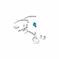 OEM 2004 Dodge Ram 3500 Sensor Kt-Washer Fluid Level Diagram - 5161966AA