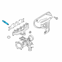 OEM 2014 Ford Fiesta Turbocharger Stud Diagram - -W715309-S300