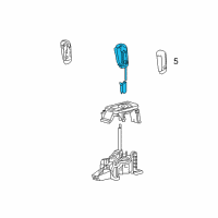 OEM 2011 Ford Expedition Shift Knob Diagram - 9L1Z-7213-AA