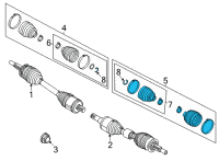 OEM 2022 Ford Mustang Mach-E KIT - BOOT Diagram - LJ9Z-3A331-F