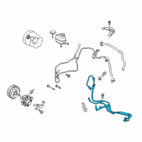 OEM Scion Hose & Tube Assembly Diagram - 44410-21060