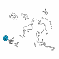 OEM 2004 Toyota Highlander Pump Pulley Diagram - 44303-06010