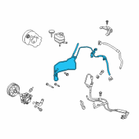 OEM 2007 Scion tC Return Hose Diagram - 44406-21110