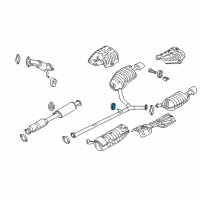 OEM Hyundai Elantra Hanger Diagram - 28780-3R000