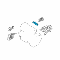 OEM 2011 Nissan Juke Rear Engine Mount Bracket Diagram - 11332-1KC0A