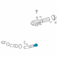 OEM 2012 Chevrolet Express 1500 Sensor Asm, Mass Airflow Diagram - 19351884