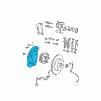 OEM 2008 Jeep Wrangler Shield-Splash Diagram - 68043286AB