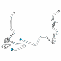 OEM 2020 Honda Accord Clip, Water Hose (24MM) Diagram - 91405-R9S-A01