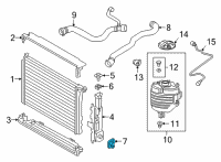 OEM BMW M440i xDrive MODULE MOUNT, RIGHT Diagram - 17-11-9-895-624