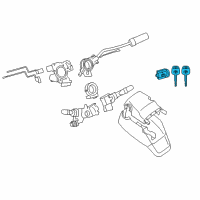 OEM 2009 Toyota Tundra Cylinder & Keys Diagram - 69057-0C030