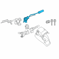 OEM 2015 Toyota Tundra Gear Shift Assembly Diagram - 33055-34040