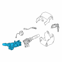 OEM Scion iQ Headlamp Switch Diagram - 84140-76010