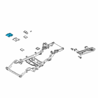 OEM 2002 Jeep Wrangler Bracket Diagram - 52058618