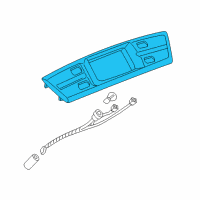 OEM Buick Park Avenue Back Up Lamp Assembly Diagram - 16525987