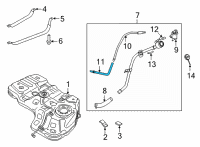 OEM 2022 Kia Sorento HOSE Diagram - 31071R5530