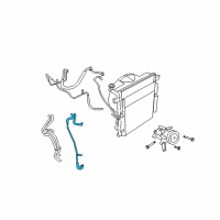 OEM Dodge Hose-Heater Supply And Return Diagram - 55037852AI