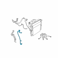 OEM Dodge Nitro Hose-Heater Supply And Return Diagram - 55037852AI