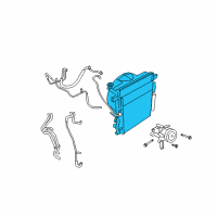 OEM Dodge Nitro Cooler-CONDENSER And Trans Cooler Diagram - 68003971AC