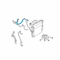 OEM 2009 Jeep Liberty Line-A/C Suction Diagram - 55037796AD