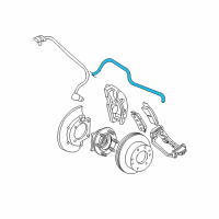 OEM Chevrolet Silverado 2500 HD Brake Hose Diagram - 19366683