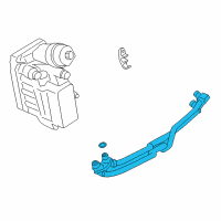 OEM 2018 BMW 328d xDrive Transmission Oil Cooler Line Diagram - 17-22-8-511-456