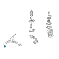 OEM 2007 Hyundai Entourage Bush-Front Lower Arm(G) Diagram - 54584-4D001