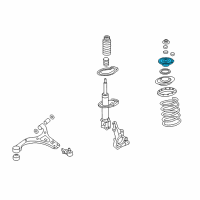 OEM Hyundai Entourage Insulator Assembly-Strut Diagram - 54610-4D000