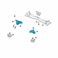 OEM 2007 Ford Mustang Support Bracket Diagram - 4R3Z-6028-BA