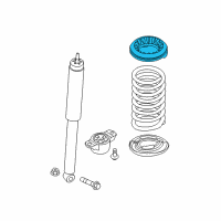 OEM Ford Focus Upper Insulator Diagram - DV6Z-5586-A