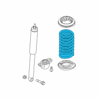 OEM 2018 Ford Focus Coil Spring Diagram - CV6Z-5560-D