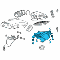 OEM 2016 Honda Odyssey Case Set, Air Cleaner Diagram - 17244-RV0-S00