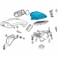 OEM 2012 Honda Odyssey Cover, Air Cleaner Diagram - 17211-RV0-A00