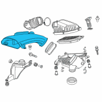 OEM Honda Odyssey Tube A, Air Inlet Diagram - 17243-RV0-A00