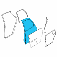 OEM 2002 Saturn LW200 Cylinder Kit, Lift Gate Lock (Uncoded) Diagram - 15895599