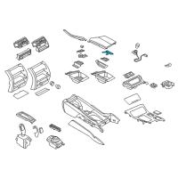 OEM 2015 BMW ActiveHybrid 5 Drink Holder Diagram - 51-16-9-171-562