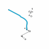 OEM 2006 Hyundai Santa Fe Bar Assembly-Front Stabilizer Diagram - 54810-26000