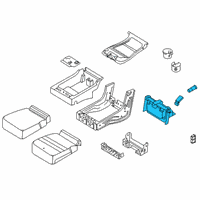 OEM Ford F-150 Cup Holder Diagram - FL3Z-1813562-AT