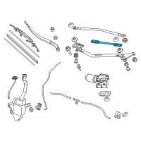 OEM 2016 Honda Odyssey Rod Unit A Diagram - 76540-TK8-A02