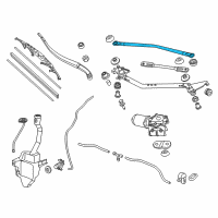 OEM 2016 Honda Odyssey Rod Unit B Diagram - 76550-TK8-A01