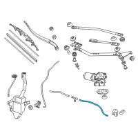 OEM 2012 Honda Odyssey Tube (4X7X550) Diagram - 76837-TK8-A01