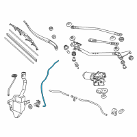 OEM 2014 Honda Odyssey Tube (4X7X1100) Diagram - 76811-TK8-A11