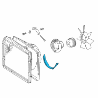 OEM 1998 Toyota Tacoma Shield Diagram - 16712-07010