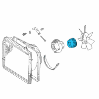 OEM 1998 Toyota T100 Pulley Diagram - 16371-75030
