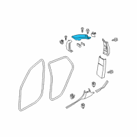 OEM 2011 BMW X6 Cover, Column A Left Diagram - 51-43-7-896-717