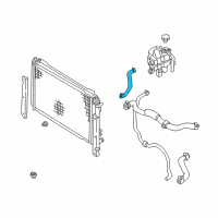 OEM 2001 Ford Escape Overflow Hose Diagram - YL8Z-8075-DA