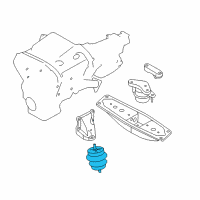 OEM Infiniti M35 Insulator-Engine Mounting, Front Diagram - 11220-JK00A